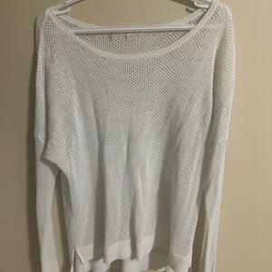 Women's White Knit Sweater